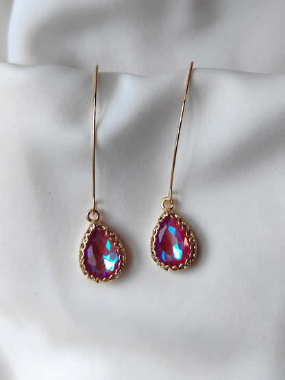 Tear Gem Earring - Berries