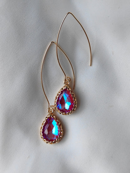 Tear Gem Earring - Berries