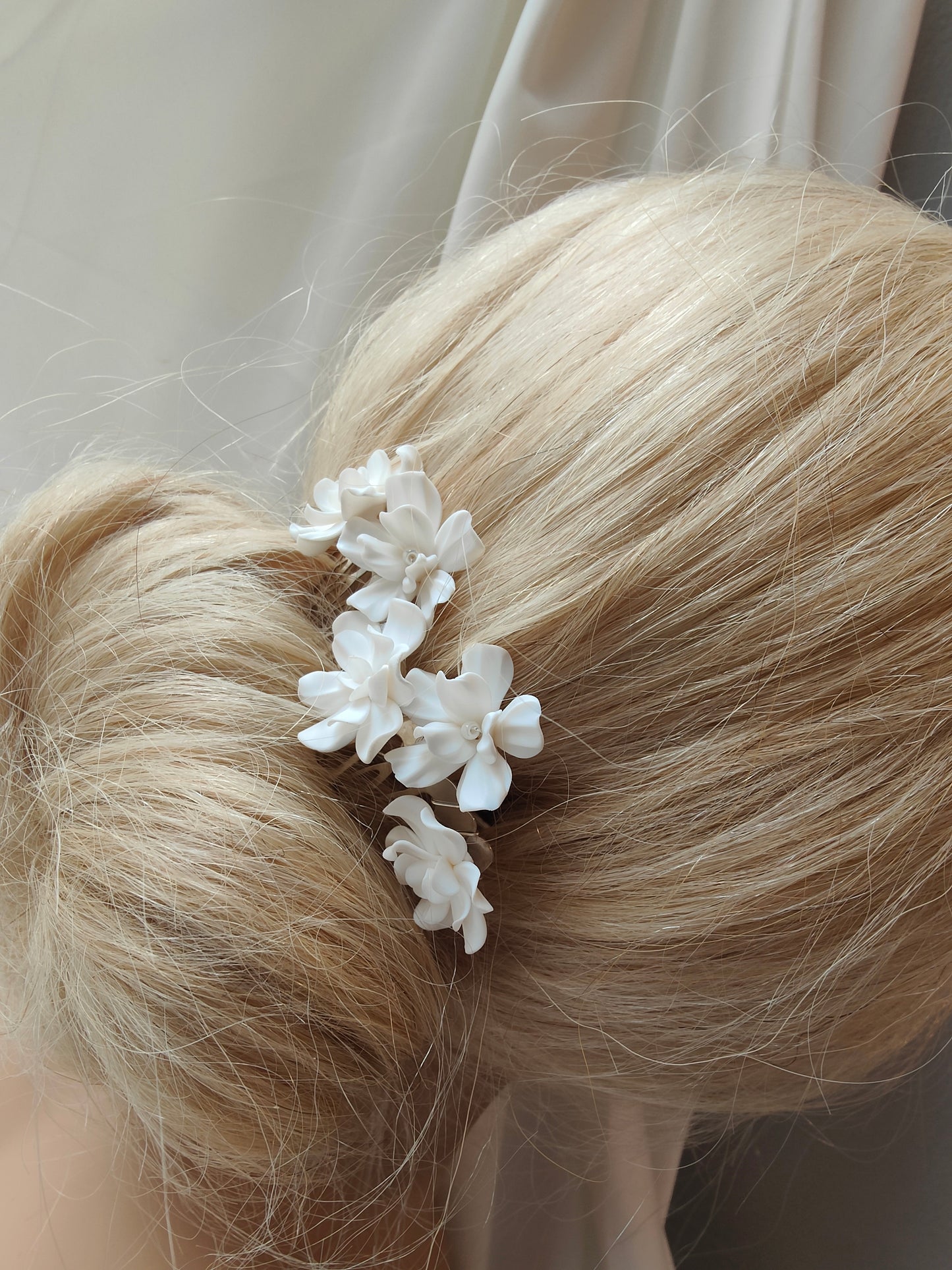 FLORA - Floral Bridal Hair Accessory