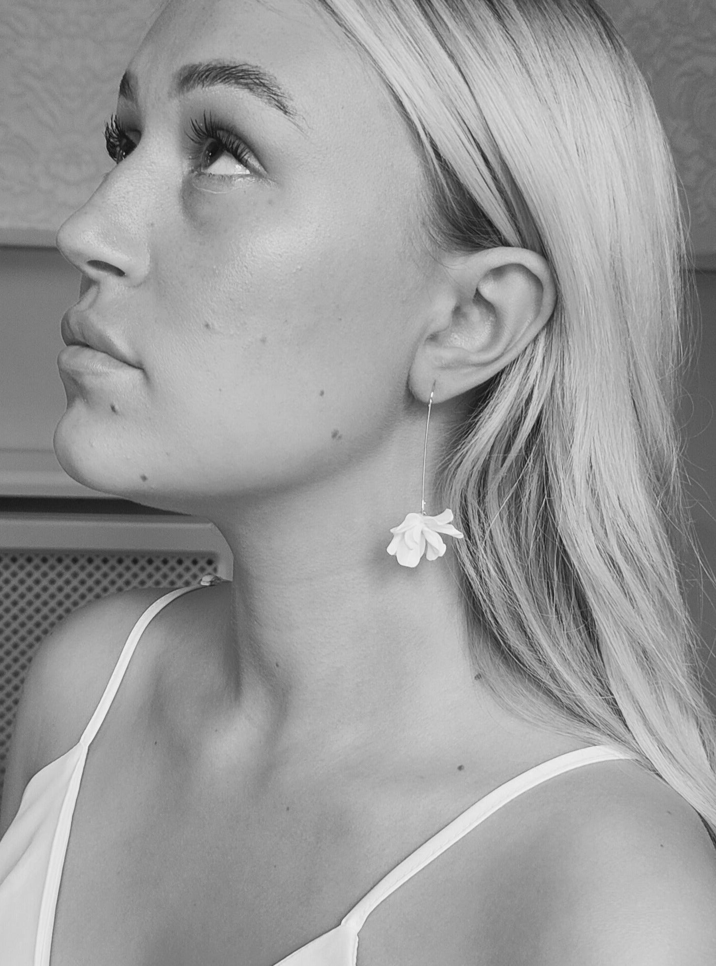 CZ Pear Drop Bridal Earrings - Cassandra Lynne