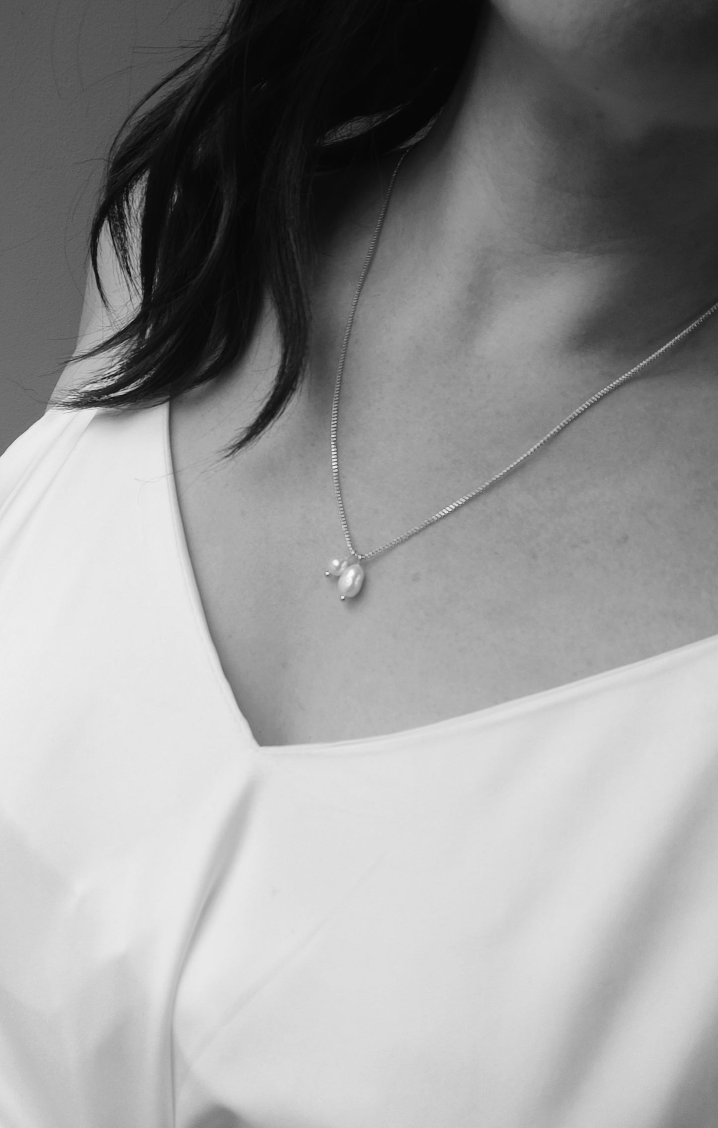 Petite - Freshwater Pearl Bridal Necklace