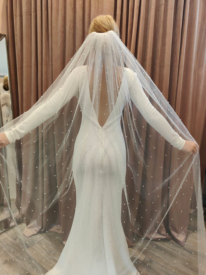 PENNY - Pearl Wedding Veil