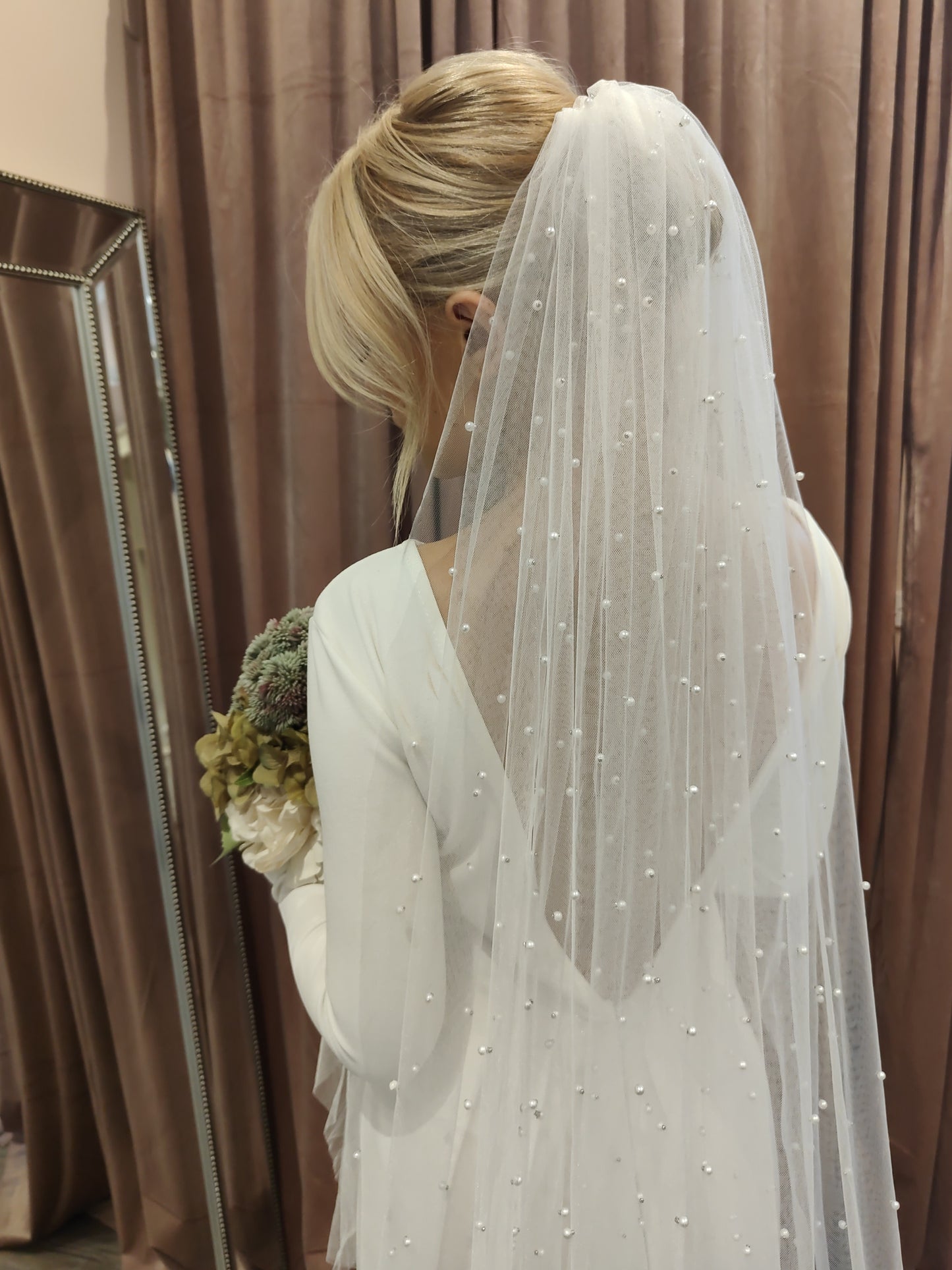 PENNY - Pearl Wedding Veil