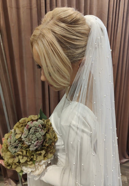 PENNY - Pearl Wedding Veil